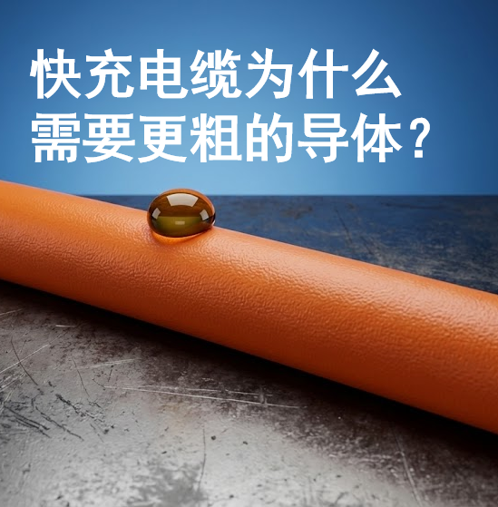 快充电缆为什么需要更粗的导体？？？揭秘新能源汽车充电的“热”知识