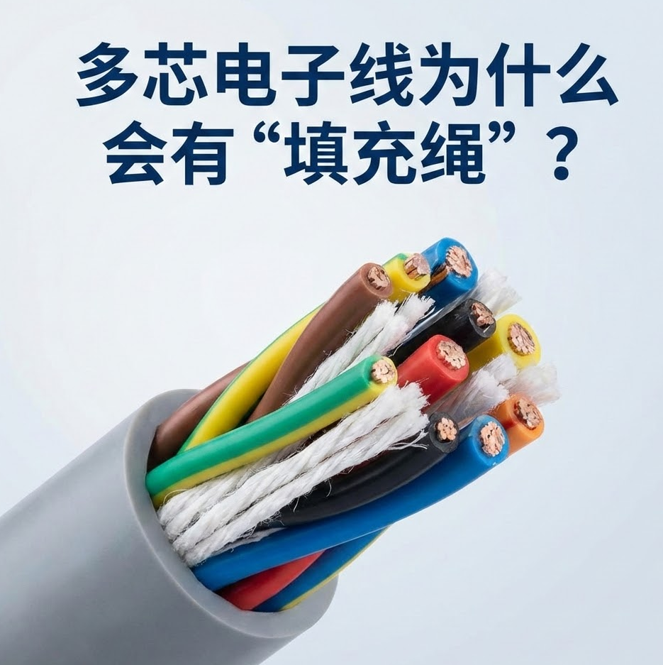 多芯电子线为什么会有“填充绳”？？？