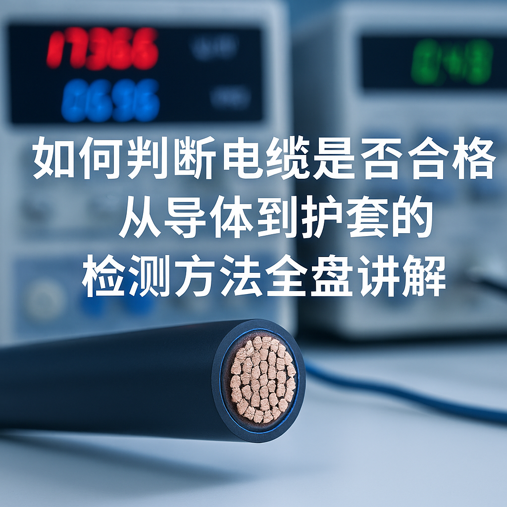 怎样判断电缆是否及格？？？从导体到护套的检测要领通盘解说
